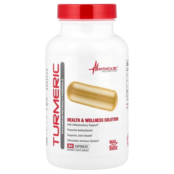 Metabolic Nutrition Turmeric, 90 Capsules