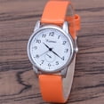 thumbnail image 3 of Resicozy Quartz Watches for Women Classic Round Simple Clear Arabic Numeral Easy to Dial Quartz Watches with Leather Strap A, 3 of 4