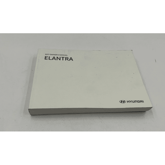 2017 Hyundai Elantra Owners Manual Handbook OEM E03B40027