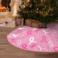 thumbnail image 5 of Bingfone Christmas Tree Skirt Mat Christmas Decoration Interior 48" -Breast Cancer Awareness (3), 5 of 6