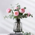 thumbnail image 5 of Kraoden 1 Pcs Artificial Flower Home Decor Portable Single Branch Simulation Rose for Wedding Fake Rose Ecologically Friendly for Party Artificial Flower Exquisite Decor, 5 of 6