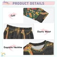 thumbnail image 4 of BZSMCE Unisex Pajama Set Snug-Fit Cotton Sleepwear Galactic Giraffe Printed, 4 of 7