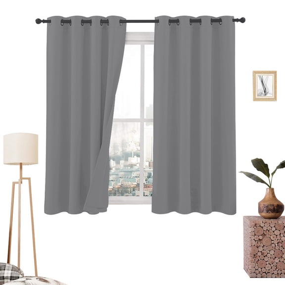 Cortinas Blackout 275cm Ancho X 160cm Alto - En 2 Páneles (Oxford)