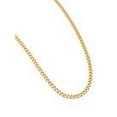 thumbnail image 3 of 14K Solid Yellow Gold Cuban 2.5mm Chain Necklace 16" 18" 20" 22" 24" 26" 30", 3 of 5