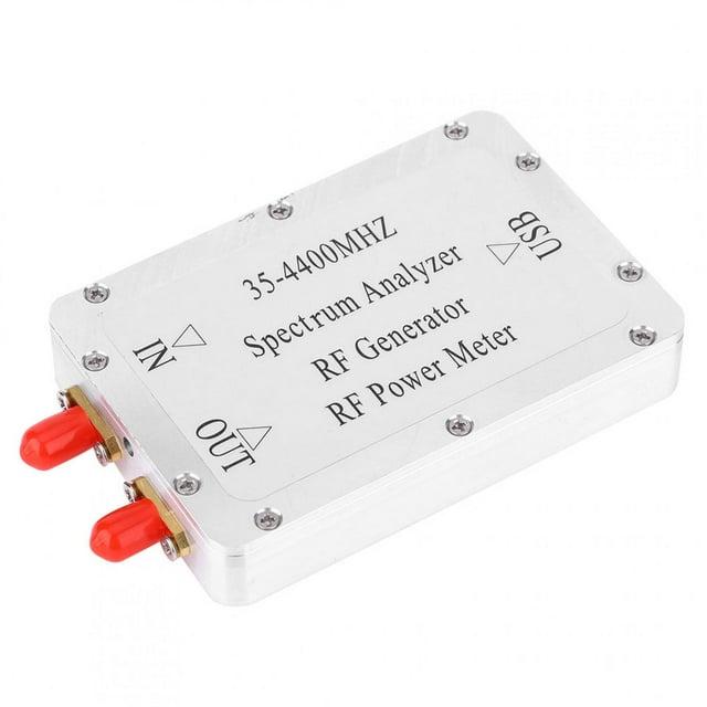 Simple Spectrum Analyzer, Stable Aluminum Alloy Reliable Sweep Signal Spectrum Analyzer, For 35M~4.4G Signal Spectrum Frequency Accumulation Industry