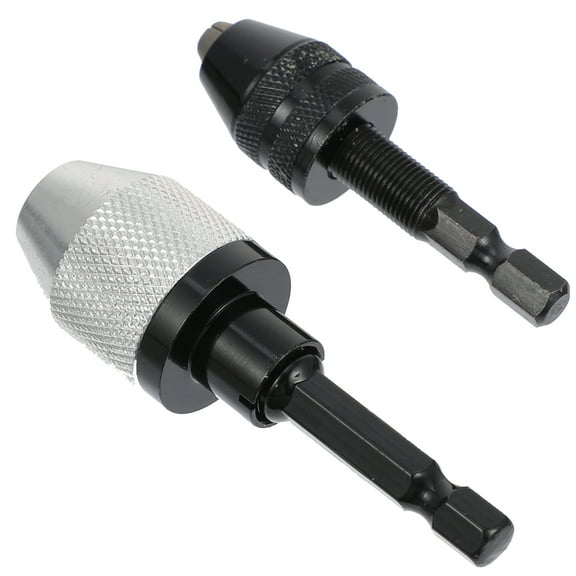 2pcs Drill Chuck Shaft Drill Chuck Fast Change Converter Drill Adapter