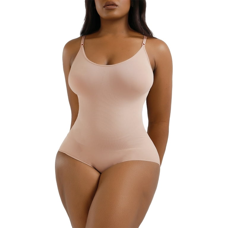  Shapewear for Women Tummy Control Thong Body Shaper, Sexy Deep  V Neck Bodysuit Waist Trainer Body Suit (Color : Black, Size : X-Large) :  Clothing, Shoes & Jewelry
