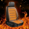thumbnail image 2 of Hearth & Gear 24V Heated Car Seat Cushion 45 65 ℃ Heated Car Seat Cushion With Elastic Band Quick Heating Intelligent Control Car Seat Heating Pad For Winter Car Seat Floor Pedal Exercise Chest, 2 of 6