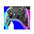 thumbnail image 1 of Mando para PS4 con luz RGB transparente, inalámbrico, Bluetooth, mando para ordenador, mando para teléfono móvil, 1 of 5