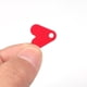 thumbnail image 5 of Tmvgtek 100 Uds Cola De Pez De Plástico Para Cuchara Señuelos De Pesca Lentejuelas De Corazón Rojo (22Mm), 5 of 6