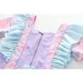 thumbnail image 6 of Girls One-Piece Mermaid Swimsuit Short Sleeve Swimwear Bathing Suit, Size 3-9Y, 6 of 6