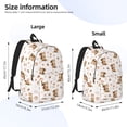 thumbnail image 4 of Rocae Fall Squirrel for Durable Canvas Backpack Leisure Large Bag Travel Rucksack Multi-function Backpack Medium, 4 of 8