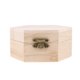 thumbnail image 2 of Caja de joyería de madera redonda sin terminar BLESIY organizador de cierre de bloqueo caja de madera, 2 of 7