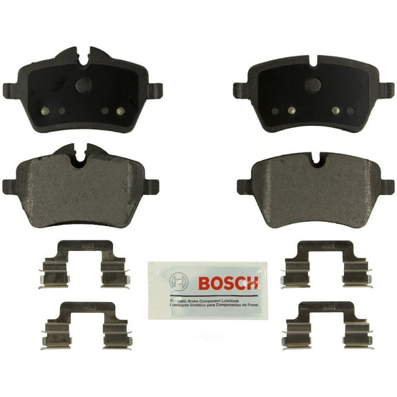 Bosch BE1204H Bosch Blue Semi-Metallic Brake Pads with Hardware