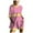 Pink, variant on Wyzesi Maternity Jumpsuit Shorts for Women Women's Stylish Striped Print Casual Short Sleeve Crew Neck Pocket Shorts Romper Jumpsuits for Women Denim Black Womens Jumpsuits Dressy