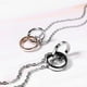thumbnail image 2 of Collar colgante de acero inoxidable Amor eterno Anillo de plata para pareja Aniversario Navidad San Valentín Para él y para ella Fixer para hombres Mujeres, 2 of 5