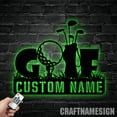 thumbnail image 5 of Craftnamesign Custom Golfing Metal LED Light, Custom Golfer Name Decor Gifts, Golf Club Decor, 5 of 5