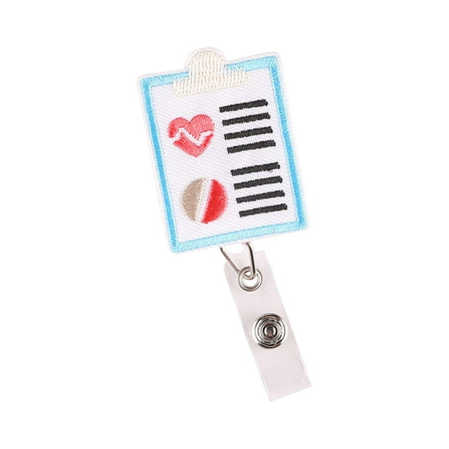 Portatarjetas retráctil perfecl con cuerda telescópica divertida multiusos clip para Estilo B