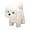 White, variant on Electric Walking Barking Big Head Dog Plush Toy Realistic Pet Simulation Stuffed Animal Sound Motion 5.91x6.69x3.54 inch