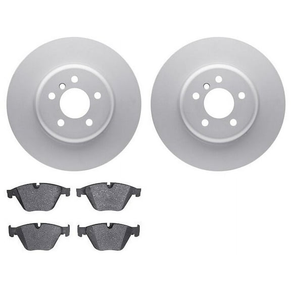 Front Brake Pad and Rotor Kit - Compatible with 2011 - 2016 BMW 535i xDrive 2012 2013 2014 2015