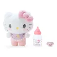 thumbnail image 5 of Chupete de bebé original de Sanrio, biberón de peluche Cinnamoroll, Hello Kitty, My Melody, muñeco de bebé con traje de vestir, juguetes de peluche de anime, 5 of 5
