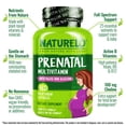 thumbnail image 2 of NATURELO Prenatal Multivitamin with Gentle Chelated Iron, Methyl Folate, Plant Calcium & Choline - Vegan, Vegetarian - Non-GMO - Gluten Free - 180 Capsules - 2 Month Supply, 2 of 9