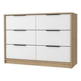 thumbnail image 1 of FM FURNITURE Marion Slide And Pull Dresser Finish Engineered Wood White/Pine, 1 of 7