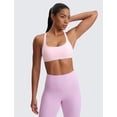 thumbnail image 2 of Top deportivo CRZ YOGA con espalda de tiras y soporte medio rosa XL, 2 of 5
