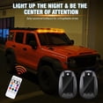 thumbnail image 2 of Solar-Powered RGB Strobe Light on Car Roof with Remote Control, 2026 New Wireless LED Strobe Lights with 8 Colors, Waterproof Smart Sensing Marker Light for Trucks, SUVs, Cars and Motorcycles(5Pcs), 2 of 9