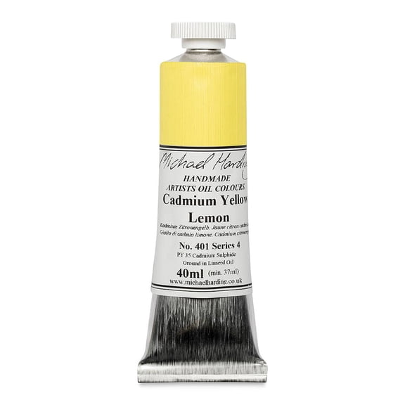 Michael Harding Handmade Artists Oil Color 40ml - Cadmium Yellow Lemon