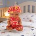 thumbnail image 4 of Muñeca de vinilo de simulación súper linda durmiendo durmiendo, juguete de comercio exterior, regalos para niños y niñas., 4 of 6
