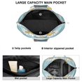 thumbnail image 2 of Daisy Women's Large Weekend Travel Bag Moving Canvas Handbag Thick Double Layer Beach Weekend Travel Unisex Hospital Maternity Delivery with Toiletry Waterproof, 2 of 5