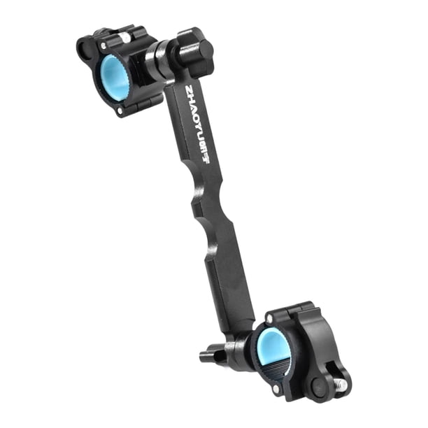 Silla de pesca, soporte para , silla de ocio plegable para acampar, para diámetro de 22-26mm Negro