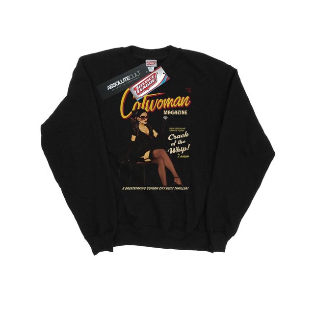 DC Comics Mens Catwoman Bombshell Cover Sweatshirt