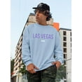 thumbnail image 2 of Las Vegas Varsity Style Sweatshirt Men -Image by Shutterstock, Male x-Large, 2 of 4