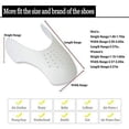 thumbnail image 2 of 4 Pairs (2 Black + 2 White) Shoe Crease Protectors for Men and Women, Breathable Anti-Wrinkle Toe Box Inserts, Cuttable & Washable Sneaker Shields for US Men 7-12 / Women 5-9, 2 of 6