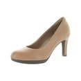thumbnail image 1 of Clarks Womens Adriel Viola Ortholite Round Toe Dress Heels, 1 of 3