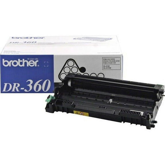 Brother DR360 Replacement Drum - Laser Print Technology - 12000 - 1 Each | Bundle of 2 Each