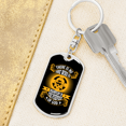 thumbnail image 6 of Purpose Of God Stainless Steel or 18k Gold Premium Swivel Dog Tag Keychain, 6 of 10