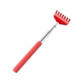 thumbnail image 2 of Plastic Cat Toy Red Retractable Cat Wand Toy with Long Handle Interactive Teaser for Scratching and Massage Active Play Boredom Relief(1Pcs) JASKFLY, 2 of 8