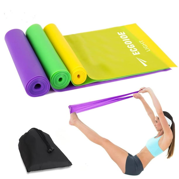 Juego de Bandas de Resistencia Planas OSA Multicolor para Yoga y Entrenamiento de Fuerza