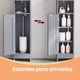thumbnail image 3 of VASAGLE Armario de Baño, Armario Esquinero con Puerta y Estantes, Organizador de Almacenamiento, Armario Estrecho para Papel Higiénico, Estantes Ajustables, Gris Místico MBBC310P36, 3 of 5