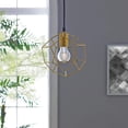 thumbnail image 4 of Colgante geométrico Light Fixture Modway Piqué en oro rosa, 22 x 22 x 191 cm, 4 of 4