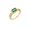 Green, variant on Unisex's Stainless Steel Simple Classic Elegant Novel Exquisite Personalized Romantic Ring White Size 6