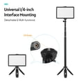 thumbnail image 4 of RGB Video Light Kit 10 Levels Brightness Dimmable USB LED Video Lighting Kit with Extendable Tripod, 4 of 6