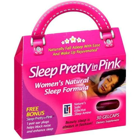 DAP World Sleep Pretty in Pink Women's Natural Sleep Formula, 30 ea