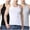 🔥 Multicolor, variant on Sentmoon 3PCS Mens Tank Top Undershirt Summer Sleeveless Crew Neck Undershirts Solid Color Relaxed Fit Running Mens Compression Shirt Vacation for Running in Hot Weather Dark Gray XXXXL