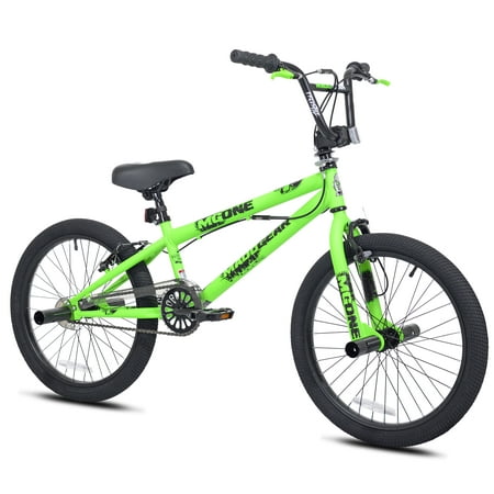 Madd Gear 20-inch Boy s Freestyle BMX Bicycle  Green(Incomplete)