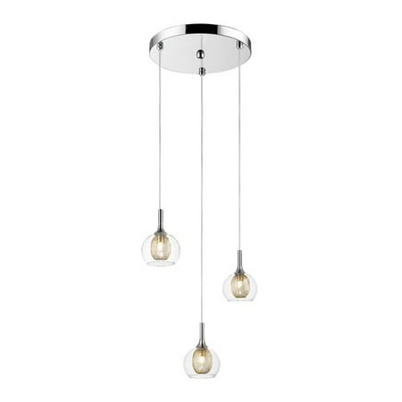 

Z-Lite 905-3 Auge 3 Light Full Sized Pendant - Chrome