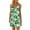 Green, variant on IROINNID Women's Shift Dress Hawaiian Sleeveless Sling Beach Dresses Summer Loose Comfy Boho Prints Drop Waist Dress